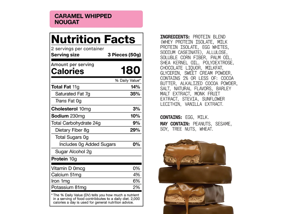 Whipped Caramel Nougat Minis (Wholesale)